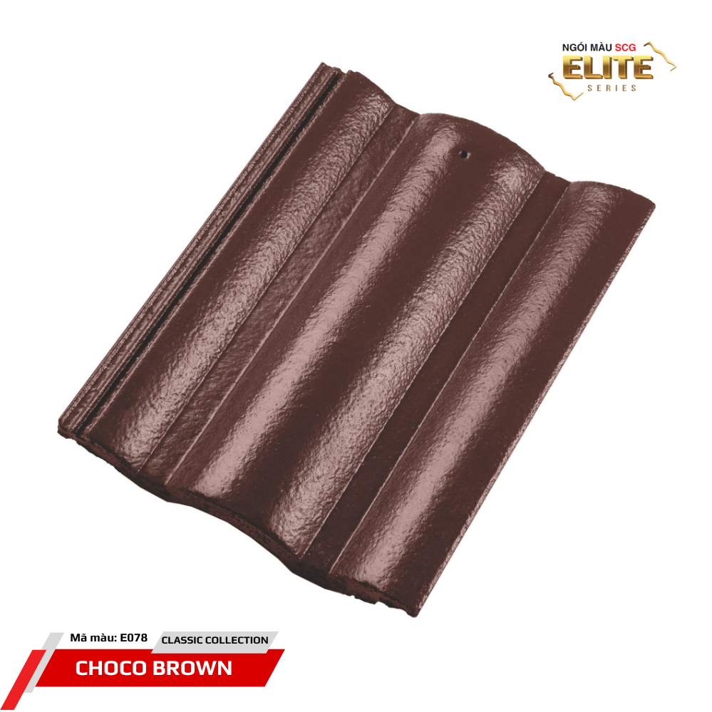 Ngói màu SCG Elite Màu Choco Brown E078