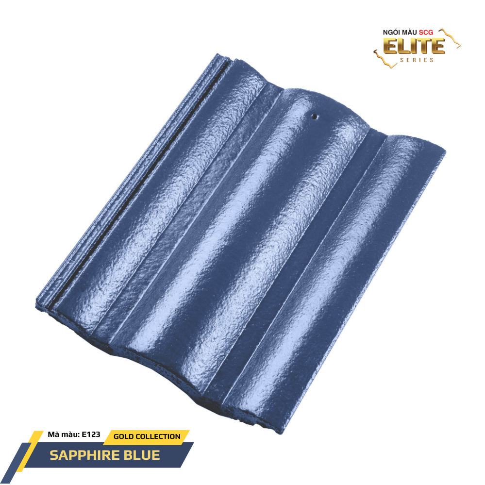 Ngói màu SCG Elite Màu Sapphire Blue E123